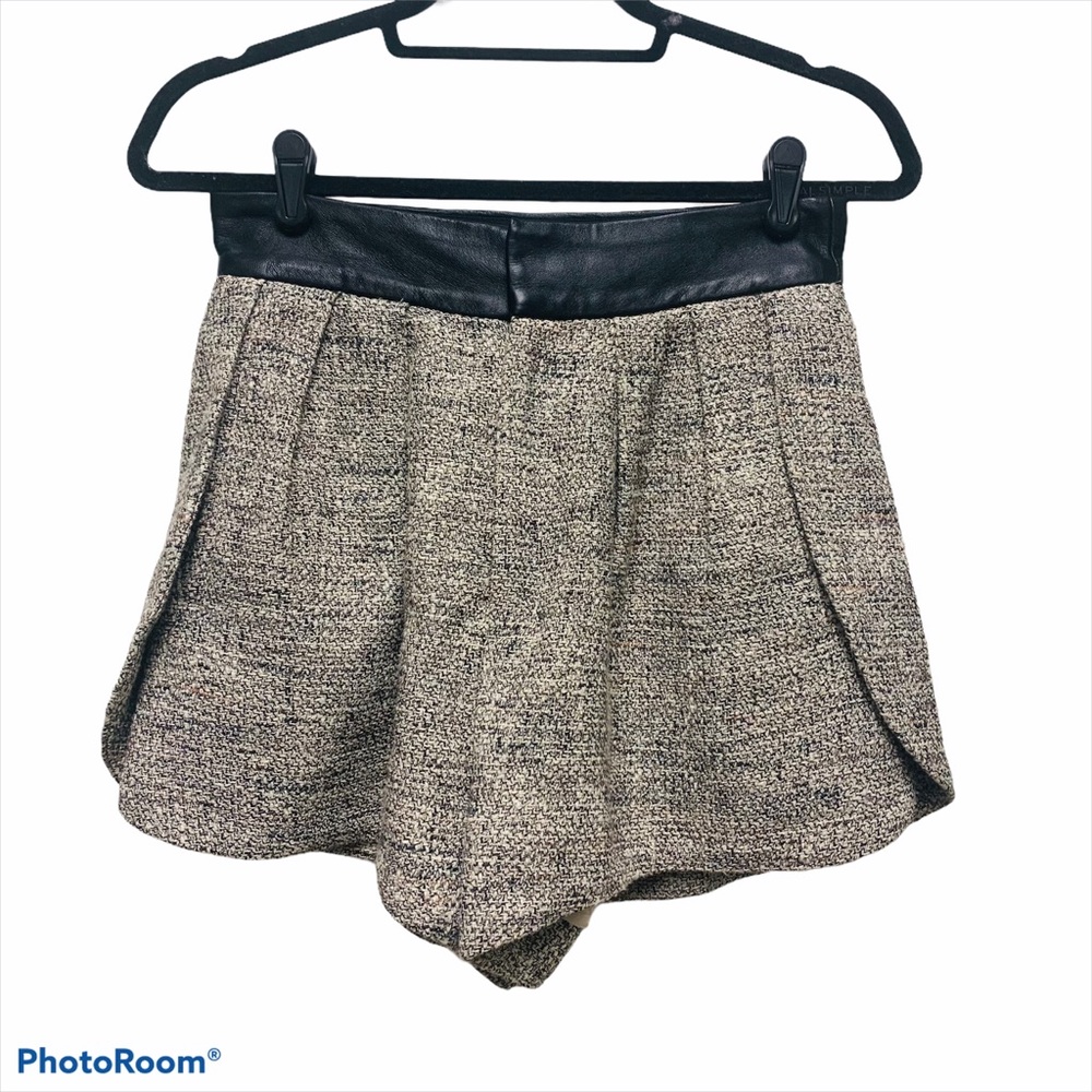 Tsumori Chisato Tweed High Waisted Shorts